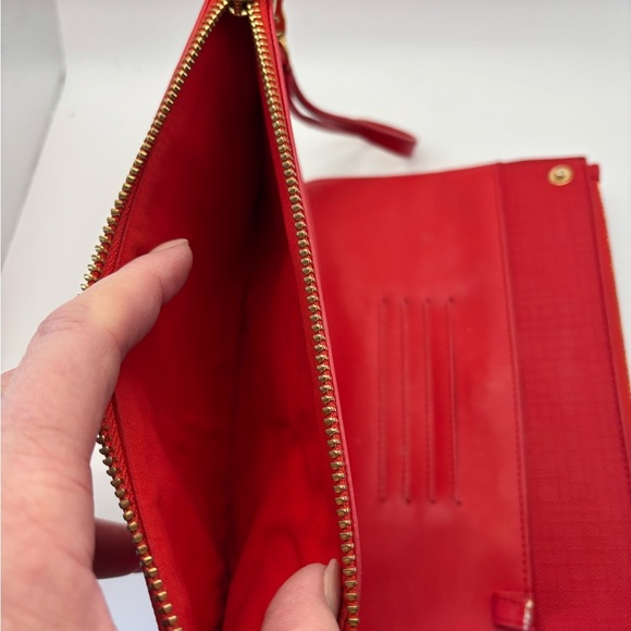 Dagne Dover Vibrant Red Wristlet - Picture 7 of 9